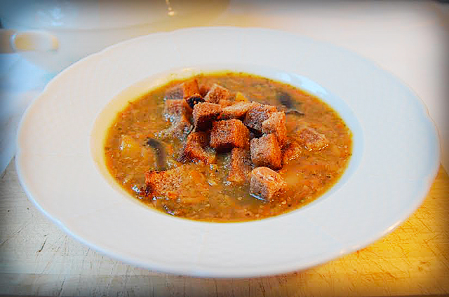 Recept - zimní menu - polévka - bramboračka s pohankou